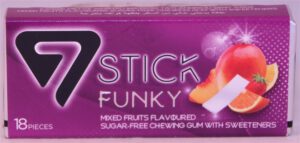 7 Stick Funky 18 pieces Mixed Fruits 2017