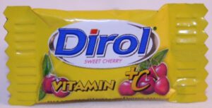 Dirol 2 pellets Sweet Cherry 199x