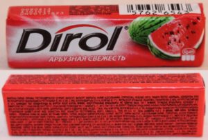 Dirol Fruit 10 pellets Watermelon 2014