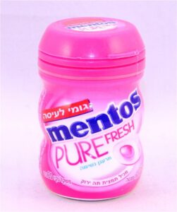 Mentos Pure Fresh Mini Bottle 10 dragees Bubblegum 2022
