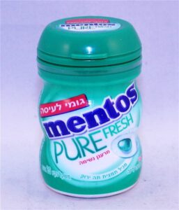 Mentos Pure Fresh Mini Bottle 10 dragees Spearmint 2022