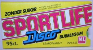 Sportlife 6 pieces Disco Bubblegum 1985