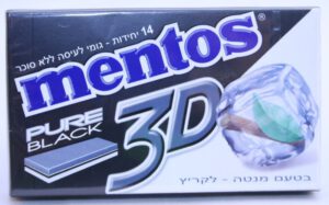Mentos 3D Pure Black 14 sticks Liquorice 2012