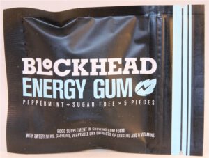 Blockhead Energy Gum 5 pellets Peppermint 2020