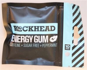 Blockhead Energy Gum 10 pellets Peppermint 2020