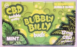 Bubbly Billy 12 pellets 17 mg CBD Mint 2024