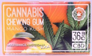 Multitrans Cannabis Chewing Gum 12 pelets 17 mg Mango Kush 2024