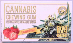 Multitrans Cannabis Chewing Gum 12 pelets 17 mg Strawberry Haze 2019