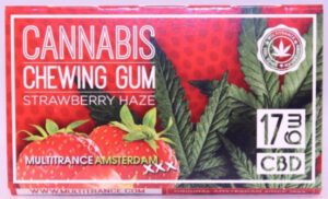 Multitrans Cannabis Chewing Gum 12 pelets 17 mg Strawberry Haze 2024
