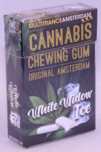 Multitrans Cannabis Chewing Gum Box White Widow Ice 2024