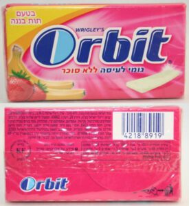 Orbit 14 tabs Banana Strawberry 2010