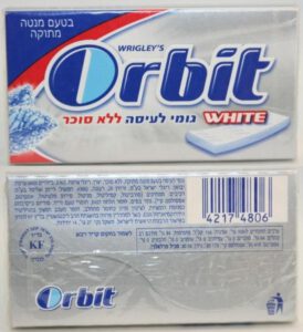 Orbit 14 tabs White 2010