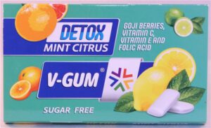 V-Gum Detox 12 pellets Lemon Mint 2023